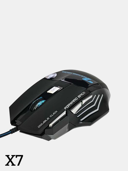 Геймерская мышь iMICE X7 проводная, лазерная, игровая мышь
