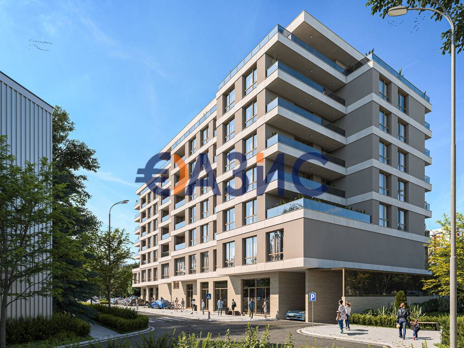 Студио в новостроящ се комплекс „Трапезица Резиденс“, Бургас, 53.19 кв