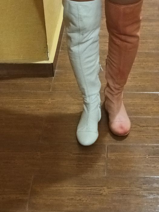 Летни ботуши естествена кожа