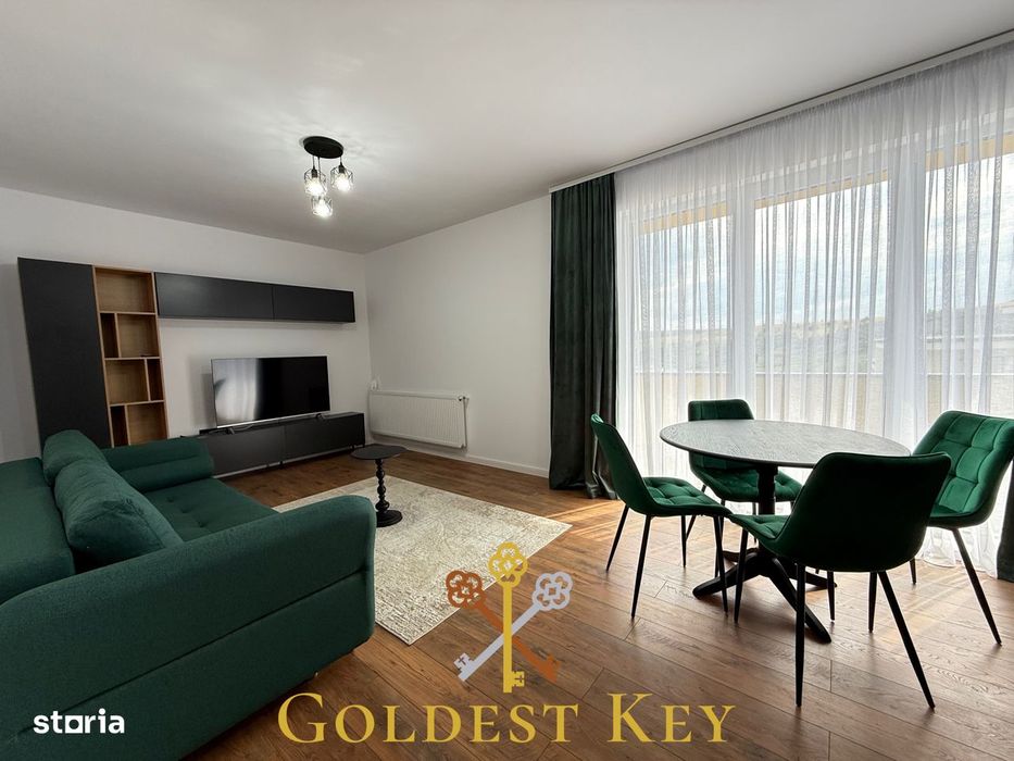 NOU - apartament cu 3 camere, 2 bai, balcon si 2 parcari
