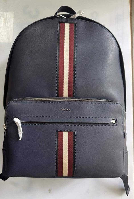 кожена раница Bally, модел Harys