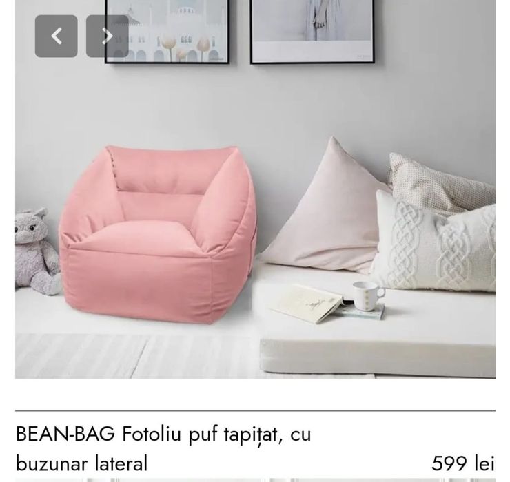 Fotoliu beanbag Euromobila