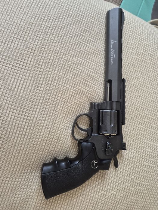 Pistol airsoft dan wesson rugger lung CO2 cu bile 6 mm 3 Joule