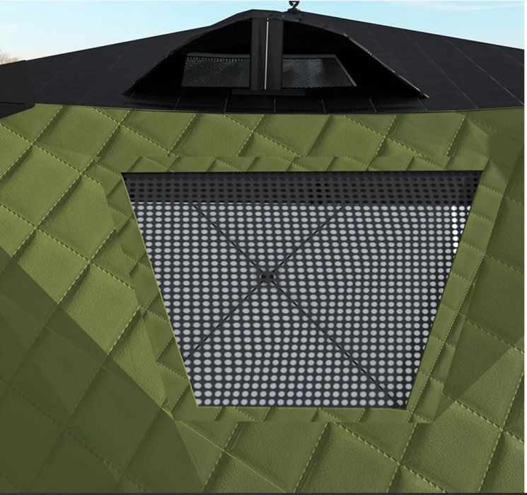 Зимняя трёх слойная шестиугольная, утеплённая палатка.3.5 3.5 .1.85