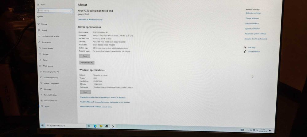 Kit placa de baza Asus H110 + procesor I5 6400 + cooler Intel