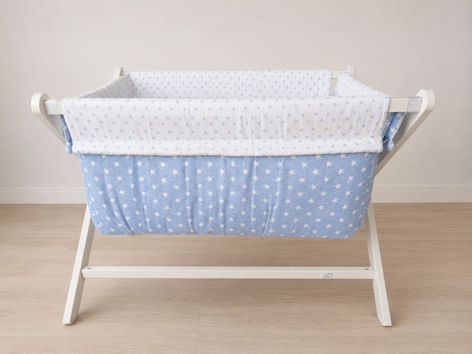 Сгъваема дървена бебешка кошара Interbaby