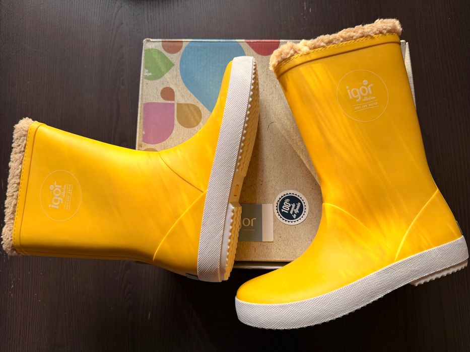 Igor Гумени ботуши Splash Nautico Borreguito W10207-050 Цвят: жълти