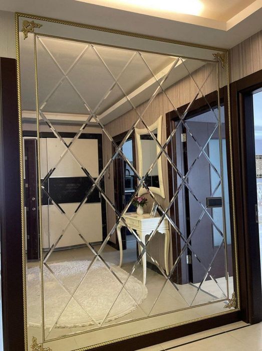 Ромбик Ойна кесиш хизмати .Oynachi Зеркала Rombik Zerkila vitrina polk