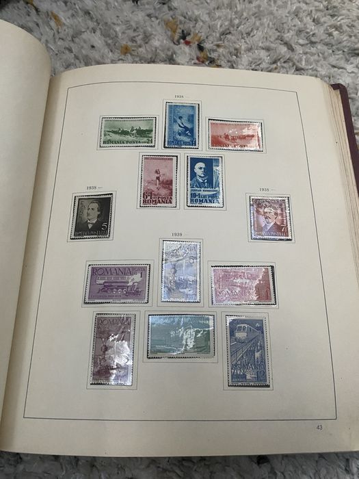 Album Marcilor postale Romamesti timber 1864-1960