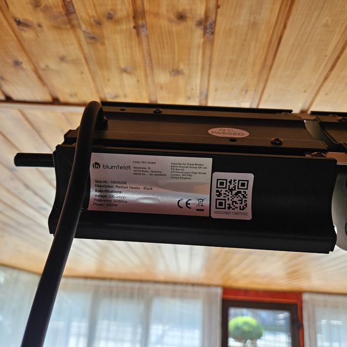 Radiator/ incalzitor terasa cu Infrarosu Cosmic Beam 3000W