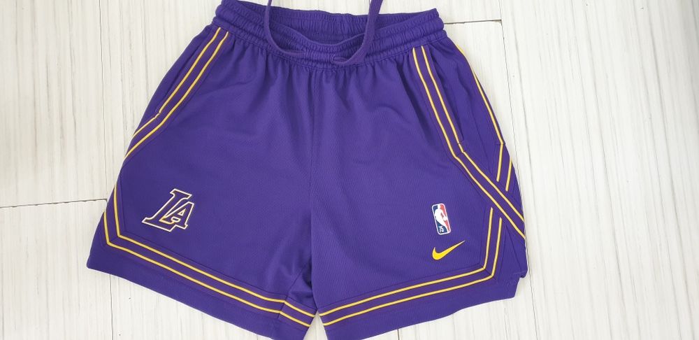 Nike NBA Dri - Fit Los Angeles Lakers  / S НОВО! ОРИГИНАЛ! Мъжки Къси