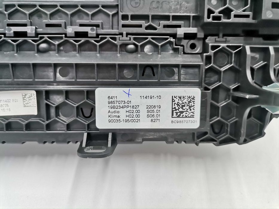 Нов Панел Климатик AC И Аудио BMW G11 G12 / 9857073