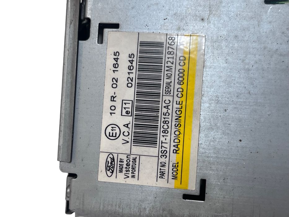Radio Cd Ford Mondeo Iii B5Y 2000 - 2007 3S7T-18C815-Ac