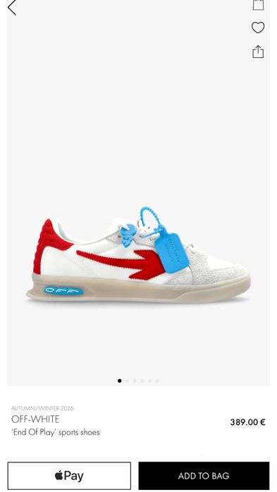 Off white обувки 43
