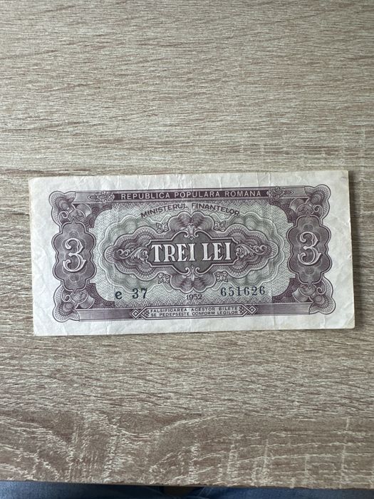 Bagnota 3lei 1952