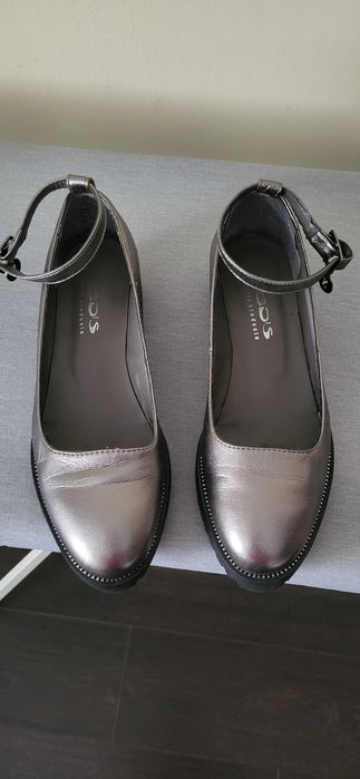 Дамски обувки Ned's, Сребристи 36 номер