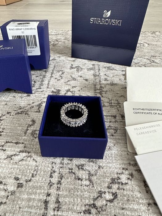 Inel Swarovski Vittore matrix rectangular cut mărime 52,55