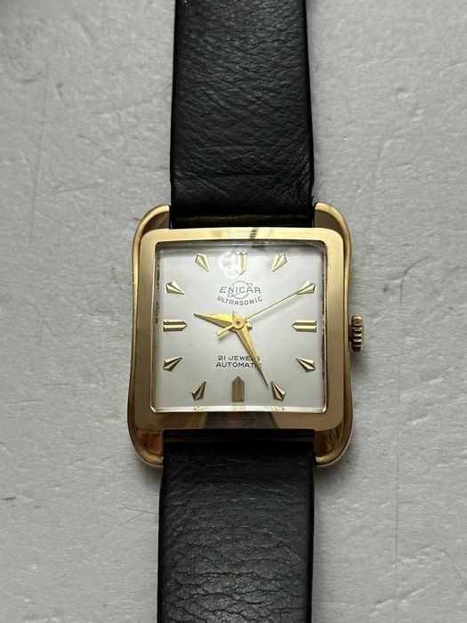 CEAS AUR 18K ENICAR - Ultrasonic - Automatic - Rar - Vintage !