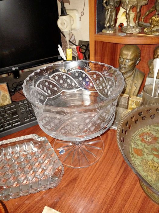 конфетницы солатницы ссср хрусталь