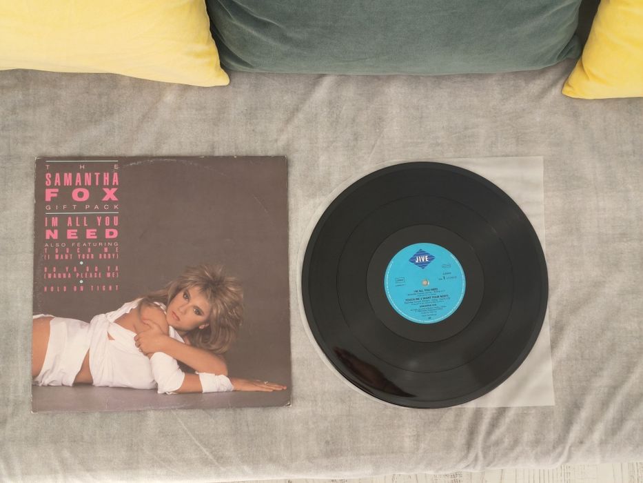 Lot 7 Viniluri Maxi Single 12" - Samantha Fox (Ediție Albastră Inclusă)