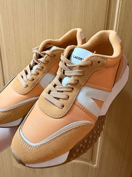 Lacoste sneakers damă – portocaliu/crem