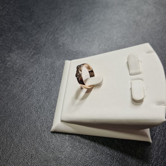 Кольцо Золотое Обручалка с Бриллиантами