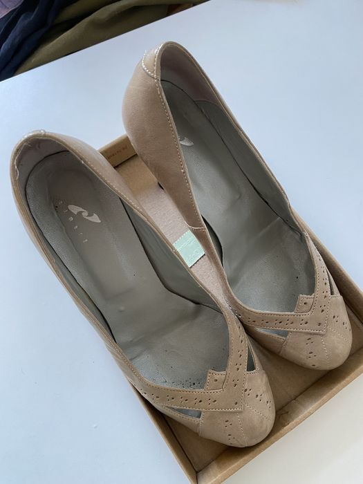 Pantofi dama comart piele