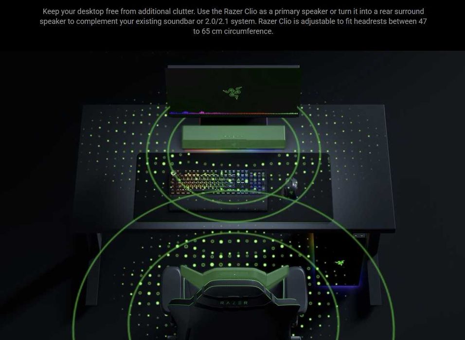 vand boxa perna scaun Razer Clio