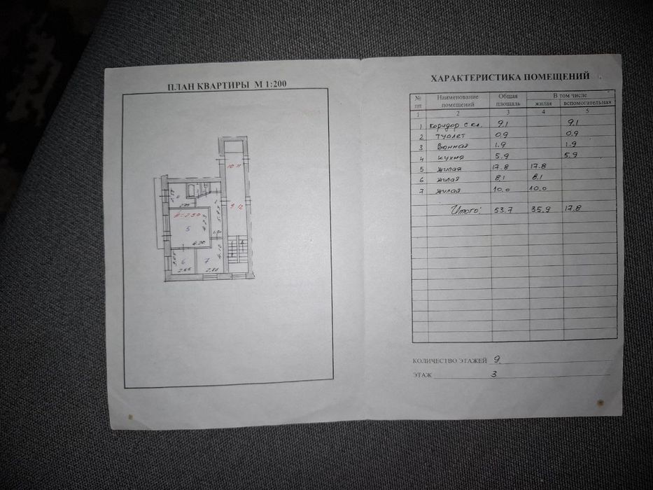 3 комнатная квартира Аян пассаж