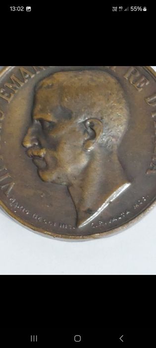 Medalie Originală Italia "Unità d'Italia 1848-1918" – Bronz de Război
