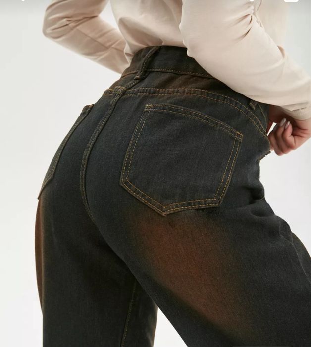 Джинсы клеш y2k новые