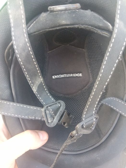 Casca echitatie ponei cai , protectie KnightsBridge  , 50-53 oval S

C