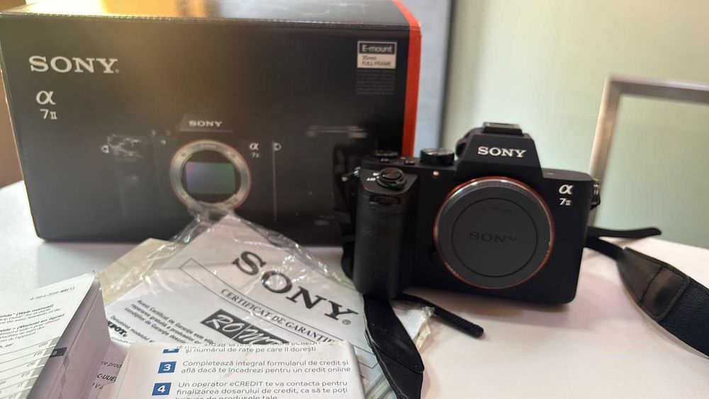 sony alpha a7 ii nou a7iii doar 1500 cadre full box