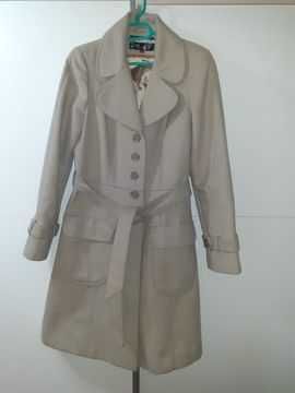 Palton elegant crem