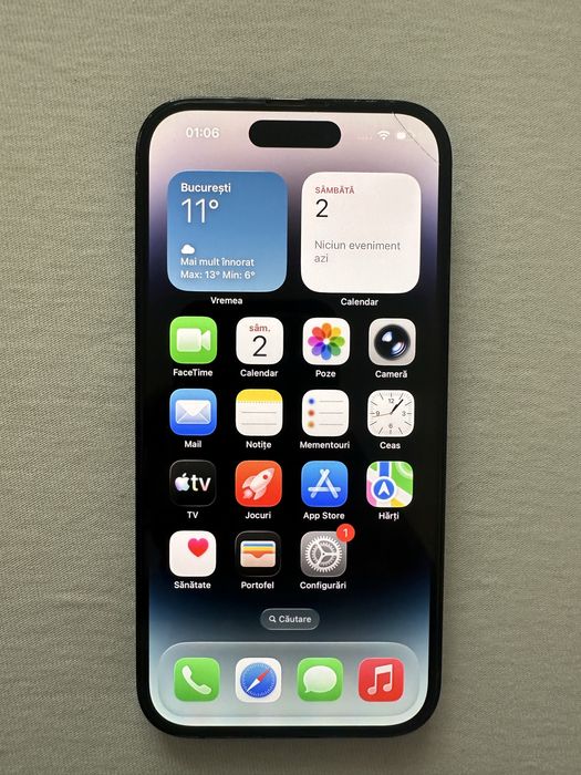 Iphone 14 Pro space black 128 GB