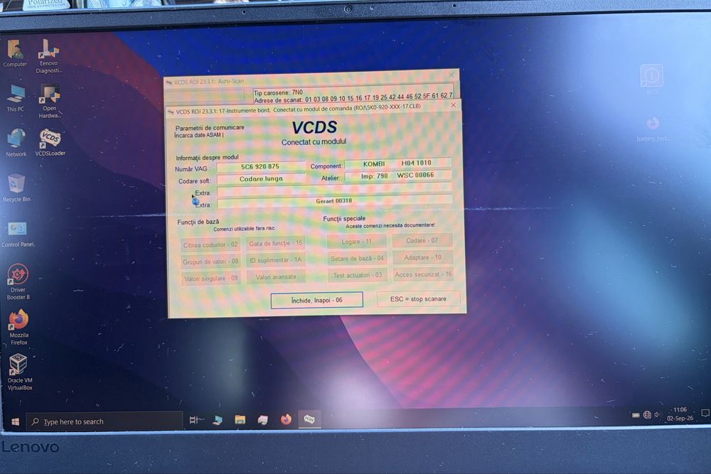 Vand Tester/Diagnoza VAG-COM VCDS Premium + Lenovo ThinkPad L380, de 14 inchi, cu  i3-8130U, 8Gb Ram, SSD 128 gb, baterie noua