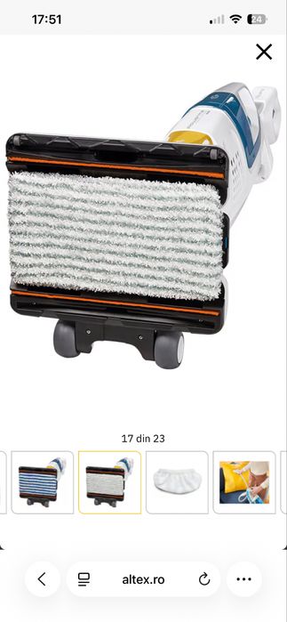 Vand aspirator vertical cu abur Rowenta Clean&Steam Multi