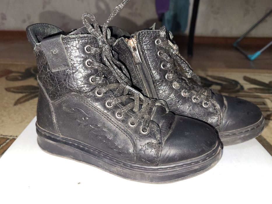 Ботинки зимние кожаные 30 размер