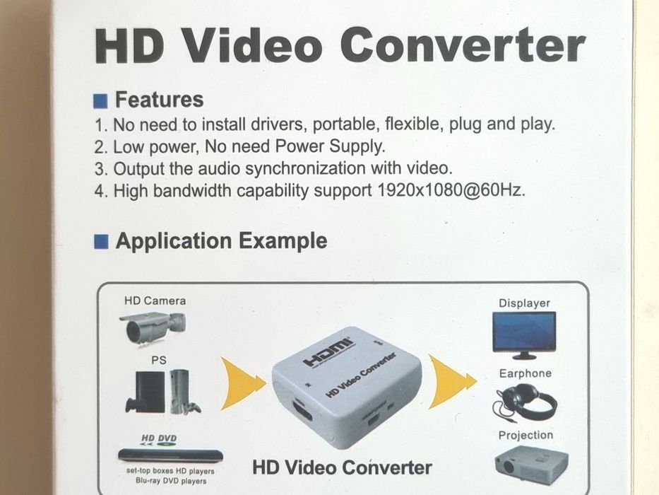 VGA->HDMI адаптер