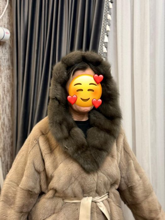 Шуба норка варотник-собыль