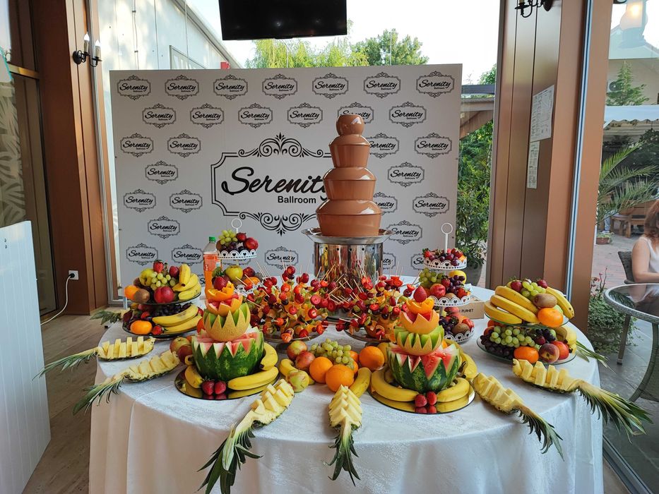 Decorațiune baloane ice cream bar cabina foto platforma 360