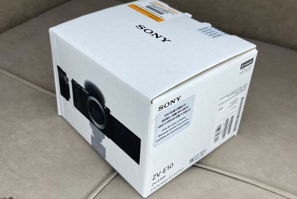 Камера sony zv-e10 + вспышка