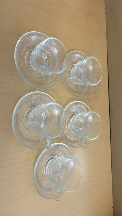 Стъклени ретро чаши за кафе