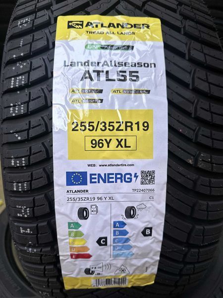 Нови всесезонни гуми ATLANDER 255/35R19 96Y XL БОРД 2553519