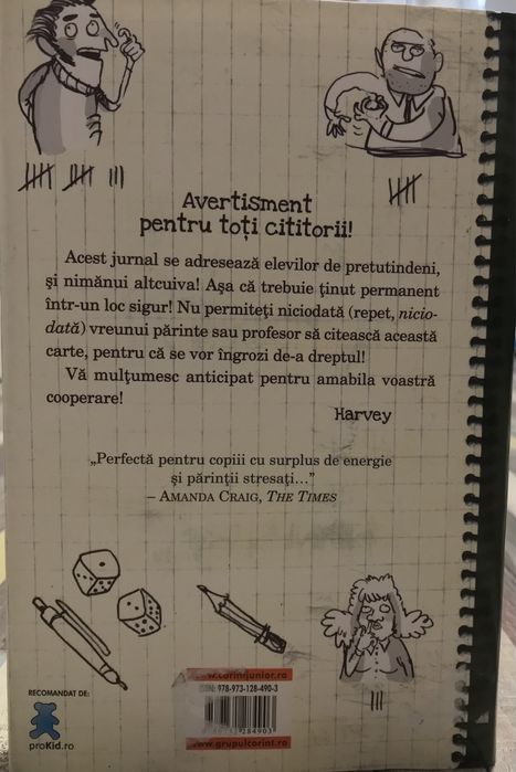 Carte copii Metode de a învinge plictiseala la școală