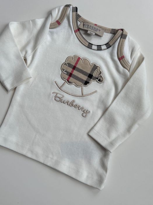 Burberry мека памучна блуза 6месеца