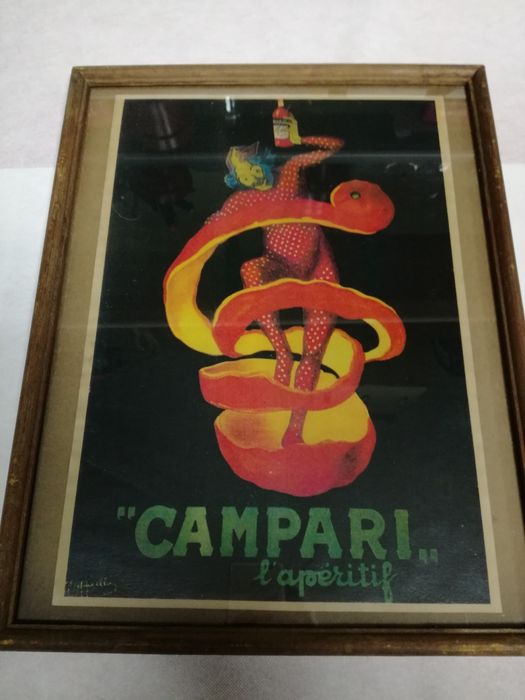 Ретро плакат,реклама бар,кафе Campari,Camels,Broadway