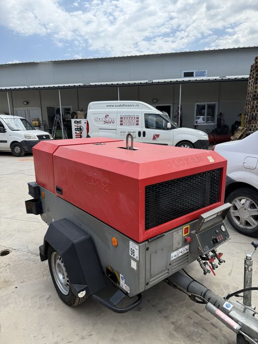 Motocompresor Doosan 7/53 5m3/minut 2017 992 ore Kaeser Atlas Copco