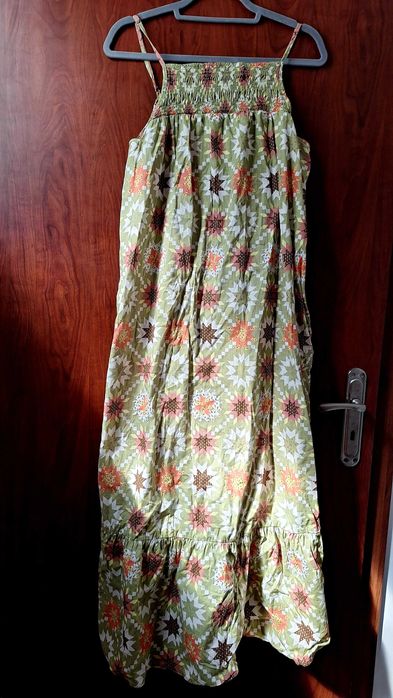 Голяма рокля трапец с джобове 46/48/50 размер или за бременни