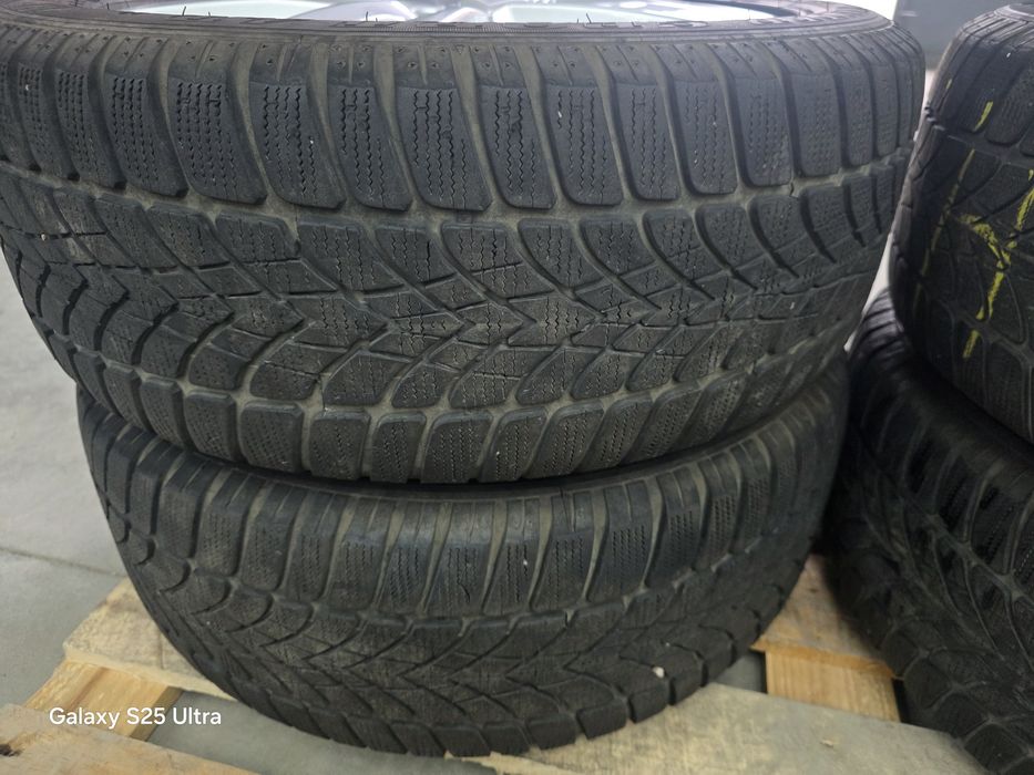 Лети джанти 17ки 5х112 Audi + зимни гуми 225/50/17 Dunlop